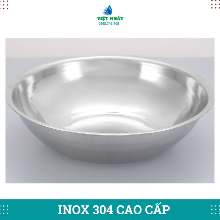 Bảng Báo giá Thau inox 304 - Bộ Thau Rổ inox 304 Mới Nhất